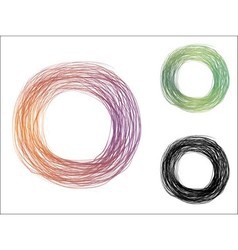 Scribble circle Royalty Free Vector Image - VectorStock