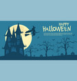 happy halloween greeting card vector image vector image