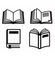 book icon vector image vector image