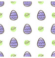 easter seamless pattern with eggs vector image vector image