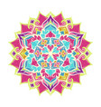 mandala ethnic motifs vector image vector image