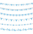 oktoberfest set of flags bunting garland vector image vector image
