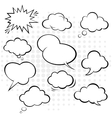 comic speech bubble vector image