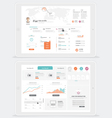 tablet gui kit elements vector image vector image