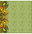 vintage floral background for your design vector image vector image