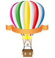 hot air balloon vector image