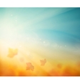 autumn background vector image