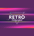 futuristic horizontal banner virtual reality vector image vector image