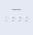 modern infographic template vector image vector image