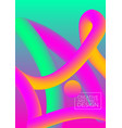3d abstract in bright pink vector image vector image