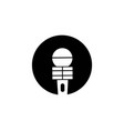 microphone icon vector image