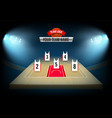 basketball team formation template illuminated vector image