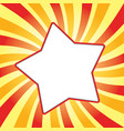 star frame vector image