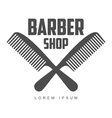 vintage barber shop logos labels badges design vector image