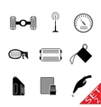 car parts icon set 2 vector image vector image