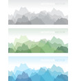 mountains vector image