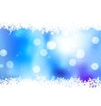 blue background with snowflakes eps 10 vector image vector image