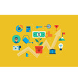 growing money concept vector image