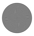 illusion swirl movement vector image