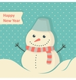 new year card vector image