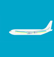 airplane flying in sky vector image