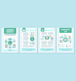 alternative energy brochure template layout vector image vector image