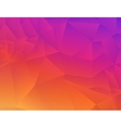 low poly style graphic background vector image