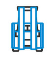 warehouse forklift icon vector image