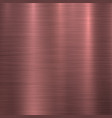 bronze metal technology background vector image vector image
