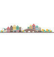 city amsterdam vector image