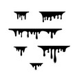 paint dripping vector image