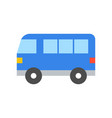 simple van transportation icon flat design vector image