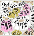 abstract summer style floral seamless pattern vector image vector image