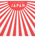 japan flag background retro style vector image
