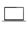 laptop isolated on white background vector image