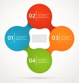 abstract design and infographics background icon vector image