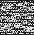 decorative hand drawn seamless pattern vector image
