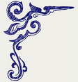 calligraphic design element and page decoration vector image vector image