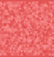 abstract red triangle background geometric vector image vector image