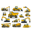 big set of construction equipment special vector image