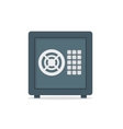 safe metal box money secure concept symbol vector image