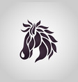 horse logo icon design vector image vector image