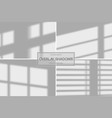 shadow overlay effect set vector image