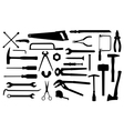 different tools vector image