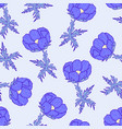 floral seamless pattern vector image vector image