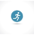 running man vector image