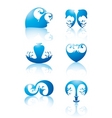 symbols of water vector image vector image