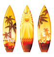 surfboards vector image