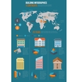 building infographics vector image
