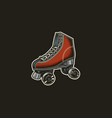 roller skates vector image